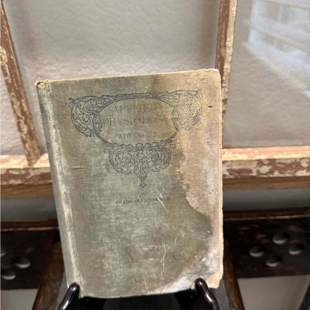 Antique Book with Ornate Cover